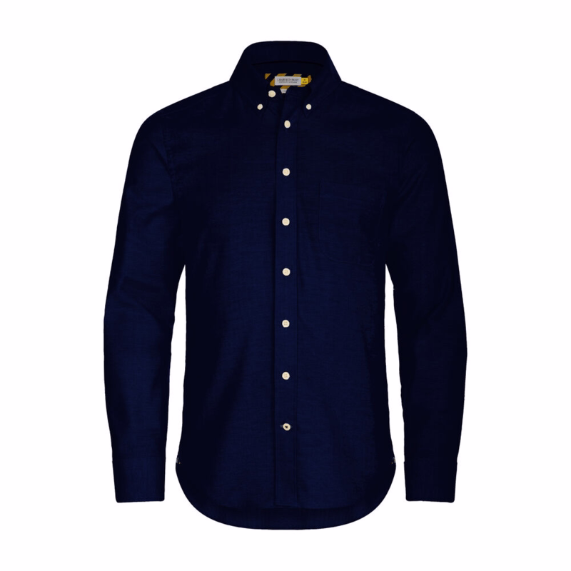 Skjorte L/Æ 2905401 Regular NavyBlue, str. 4XL