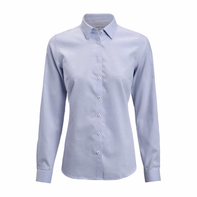 Skjorte L/Æ 2905505 Dame Blue, str. 2XL (44)
