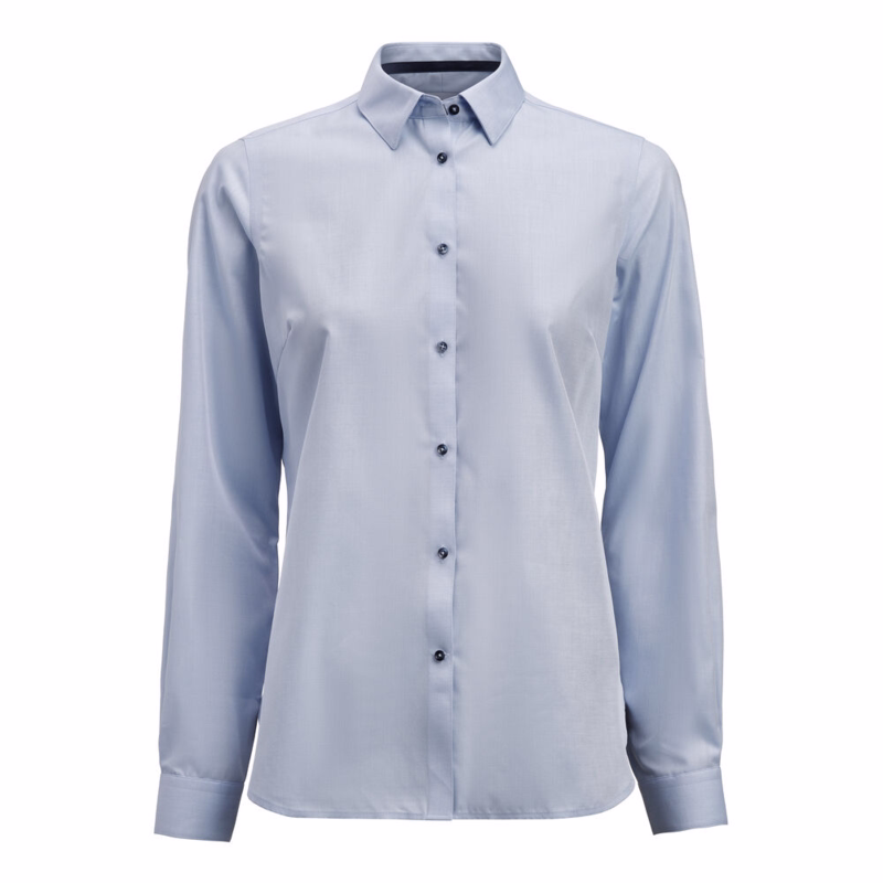 Skjorte L/Æ 2905605 Dame Blue, str. 4XL (48)