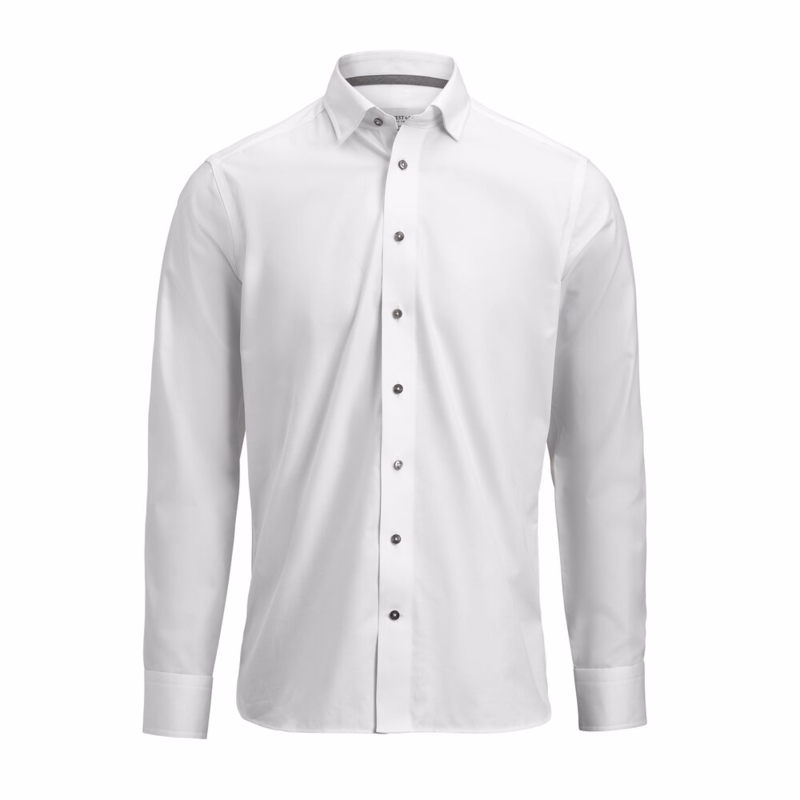 Skjorte L/Æ 2905601 Regular White, str. M (40)