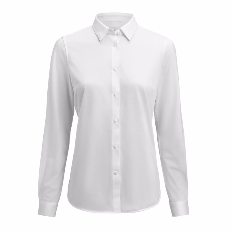Skjorte L/Æ 2905705 Dame White, str. L (40)