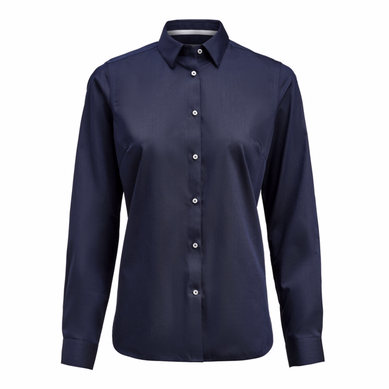 Skjorte L/Æ 2905605 Dame NavyBlue, str. L (40)