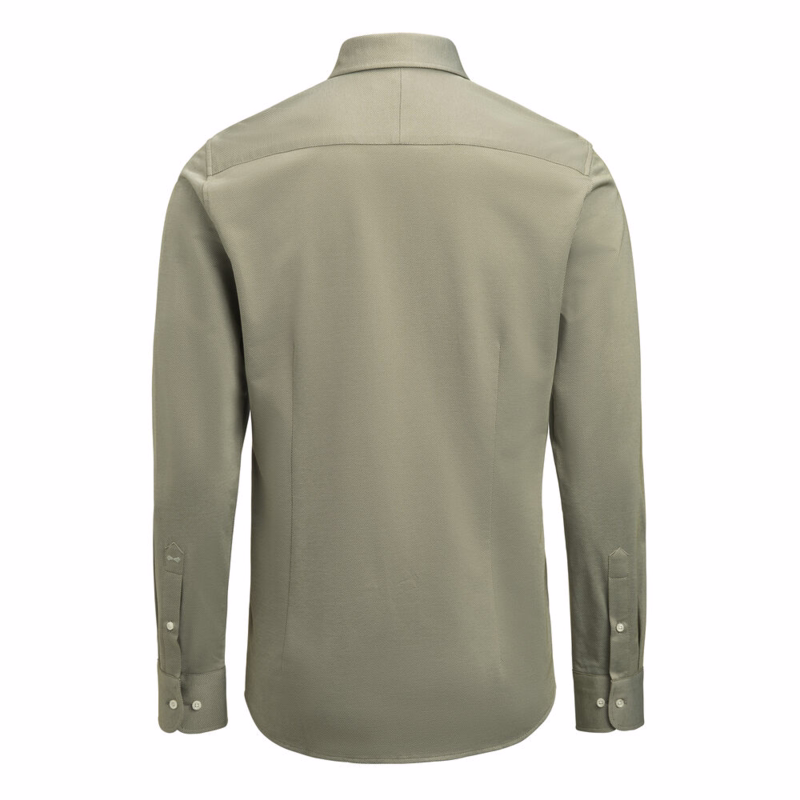 Skjorte L/Æ 2905702 Slim Green, str. 2XL (46)