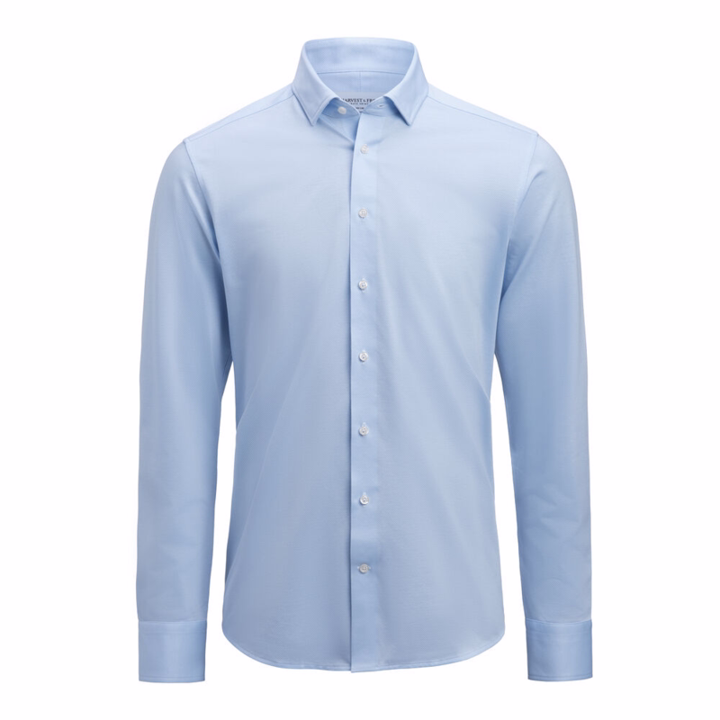 Skjorte L/Æ 2905701 Regular Blue, str. XL (44)