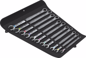 Wera - Ringgaffelnøglesæt 6007 Joker 11 Set 1 m/skralde, 11 dele