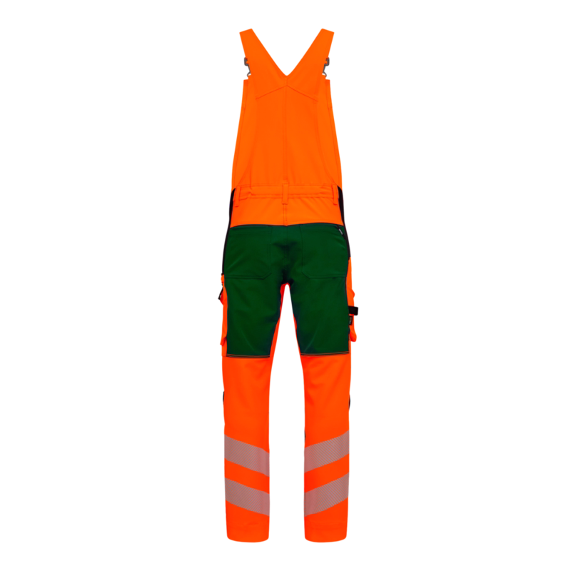 Overalls 3345 Hi-vis Orange/Grøn, str. K120-kort