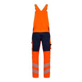 F. Engel - Overalls 3345 Hi-vis Orange/Blue ink