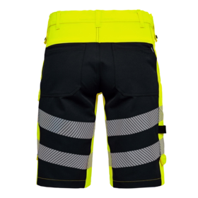 F. Engel - Arbejdsshorts 6345 Hi-vis Gul/Sort