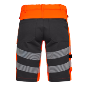 F. Engel - Arbejdsshorts 6345 Hi-vis Orange/Antrazitgrå