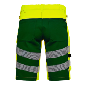 F. Engel - Arbejdsshorts 6345 Hi-vis Gul/Grøn