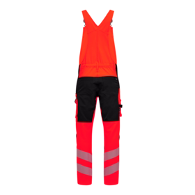 F. Engel - Overalls 3345 Hi-vis Rød/Sort