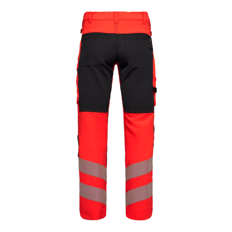 Arbejdsbuks 2345 Hi-vis Rød/Sort, str. 112