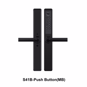 STROXX - Langskiltesæt Smart Lock ST-2 sort t/skan m/knap