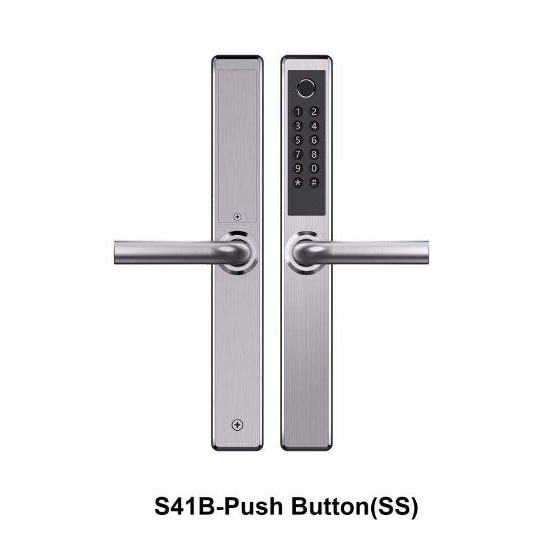 Langskiltesæt Smart Lock ST-2 RS t/Europæisk lås, m/knap