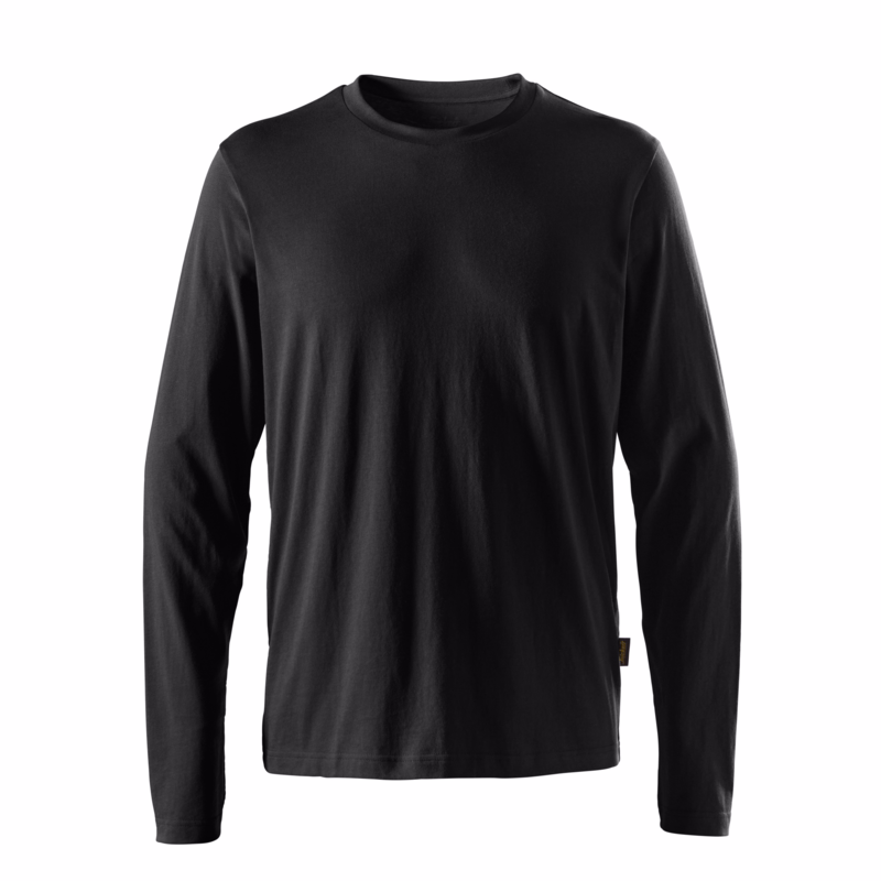 T-shirt L/Æ 2496 Sort, str. XS