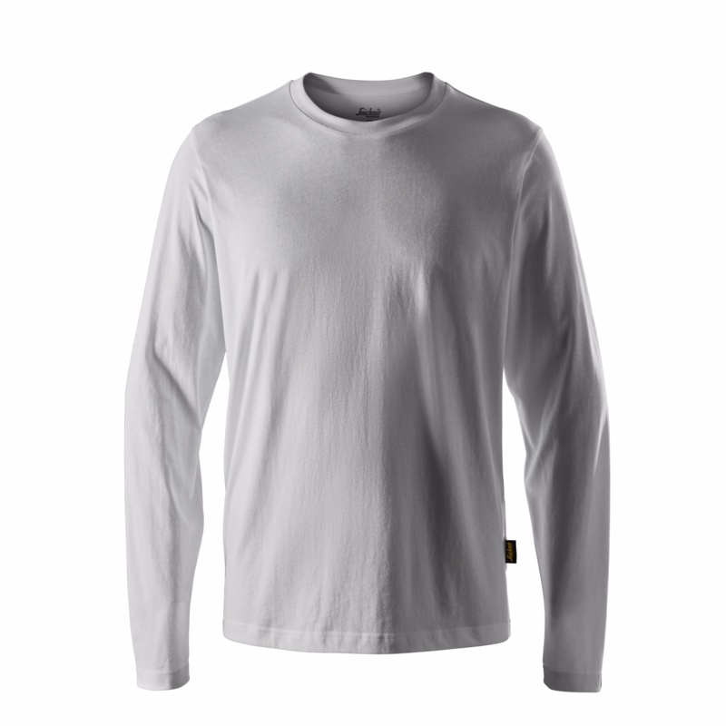 T-shirt L/Æ 2496 Hvid, str. XS