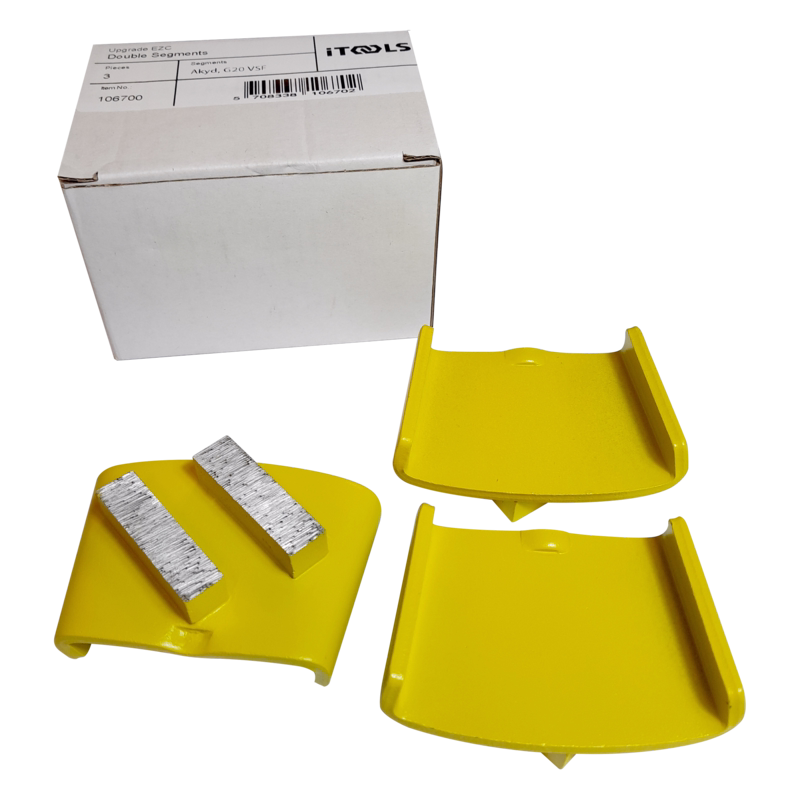 Diamantsegment Upgrade EZC Gul/G20 VSF, pk. á 3 stk.