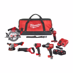 Milwaukee - Maskinsæt 18V 6-pak FPP6H3-502B 2x5,0Ah