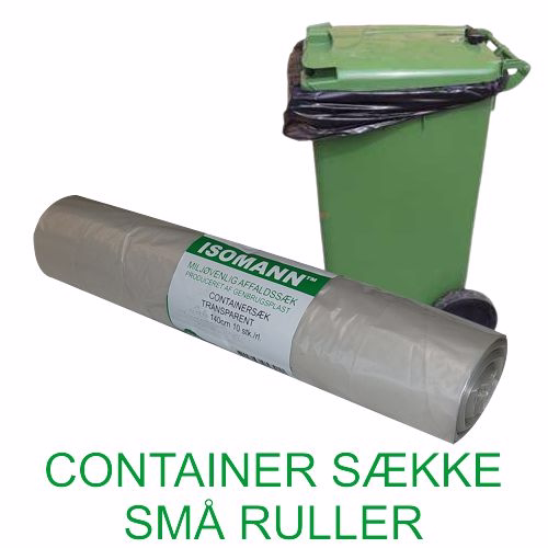 Containersække Klar 115x140cm 240L, á 10 stk.