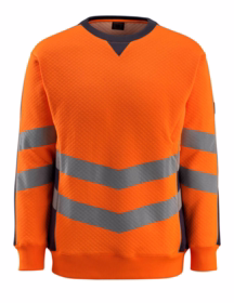 Mascot - Sweatshirt Hi-vis 50126 orange/mørk marine