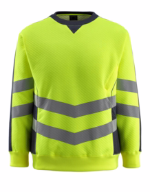 Mascot - Sweatshirt Hi-vis 50126 gul/mørk marine