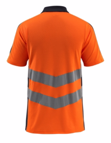 Mascot - Poloshirt Hi-vis 50130 orange/mørk marine