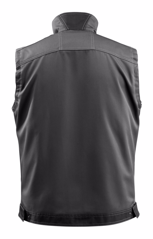 Vest 15754 mørk antracit/sort, str. XL