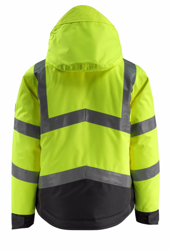 Vinterjakke Hi-vis 15535 gul/sort, str. 2XL