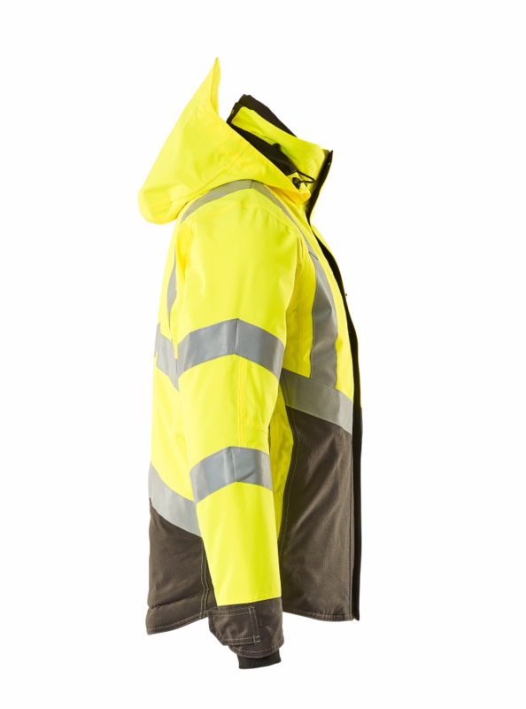 Vinterjakke Hi-vis 15535 gul/mørk antracit, str. S