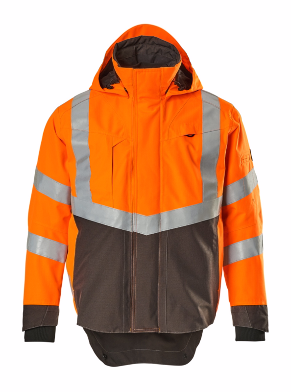 Skaljakke Hi-vis 15501 orange/mørk antracit, str. S