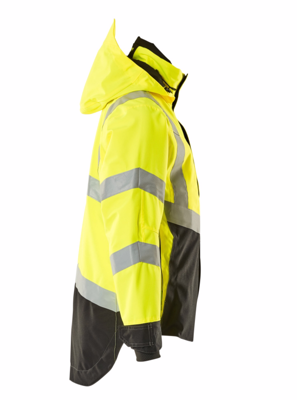 Skaljakke Hi-vis 15501 gul/sort, str. M