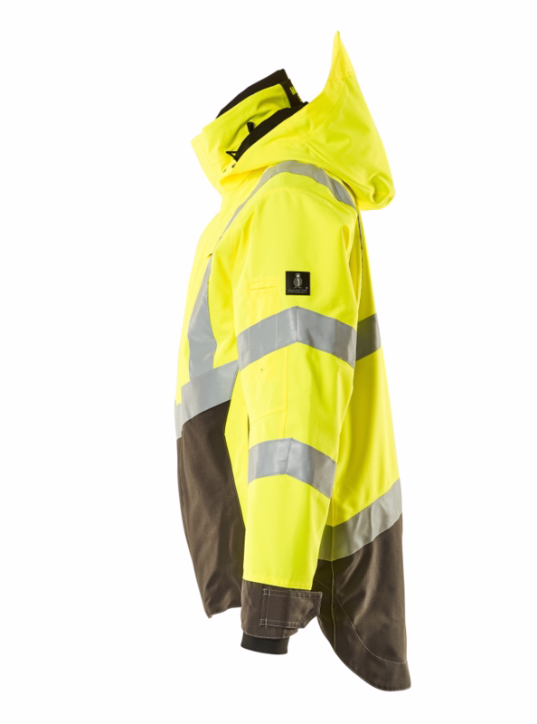 Skaljakke Hi-vis 15501 gul/mørk antracit, str. S