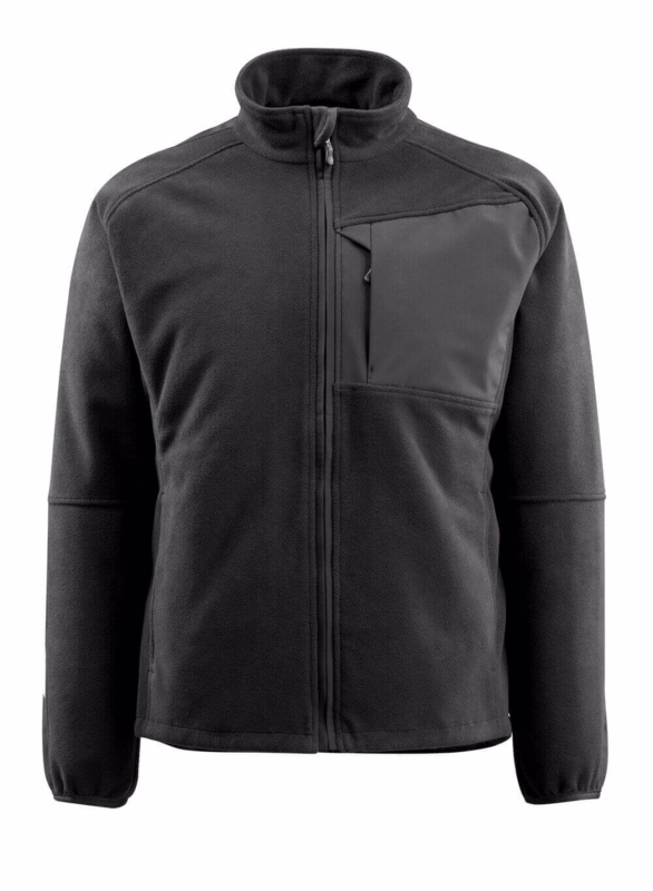 Fleecejakke 15703 sort, str. 2XL