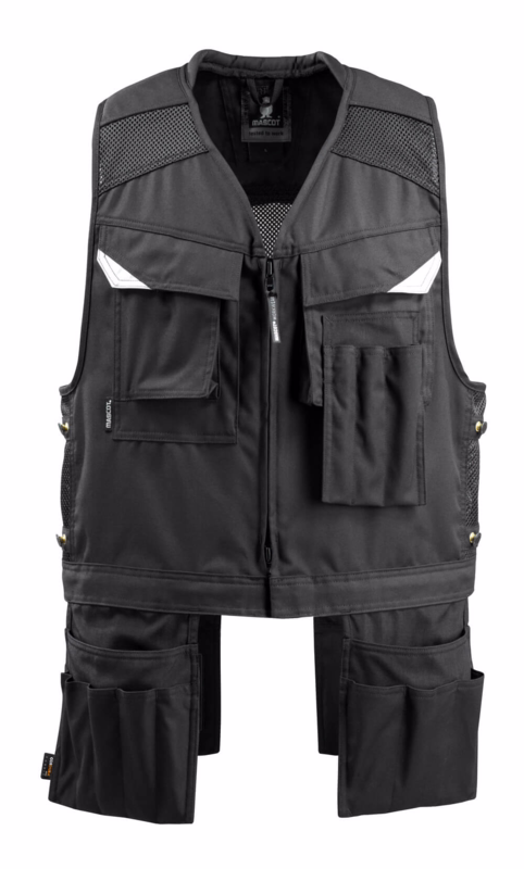 Værktøjsvest 15089 sort, str. 2XL