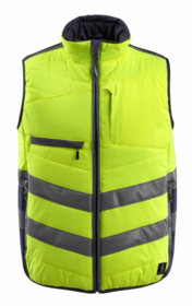 Mascot - Vintervest Hi-vis 15565 gul/mørk marine