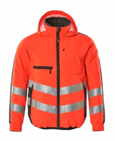 Mascot - Arbejdsjakke Hi-viz 15515 rød/mørk antracit