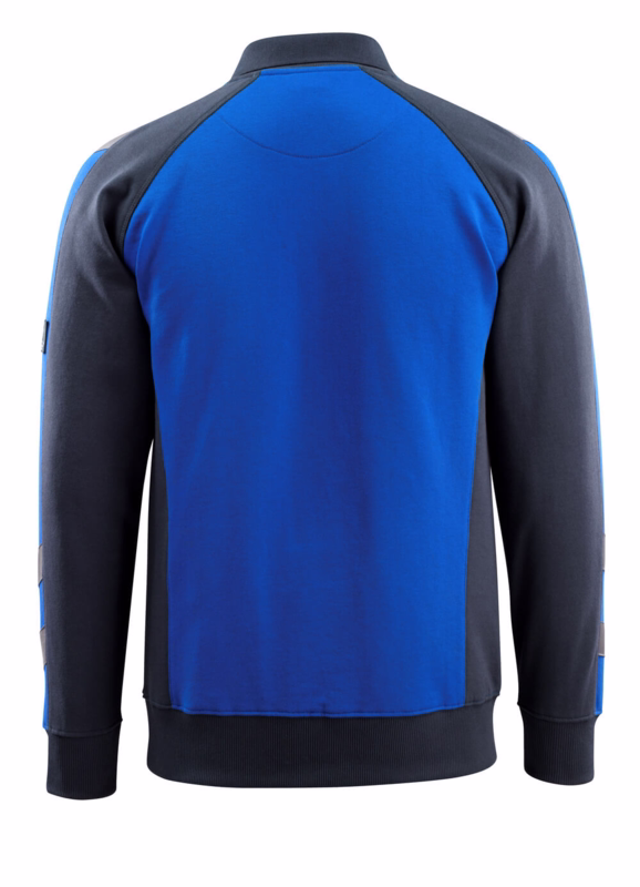 Polosweatshirt 50610 kobolt/mørk marine, str. XS
