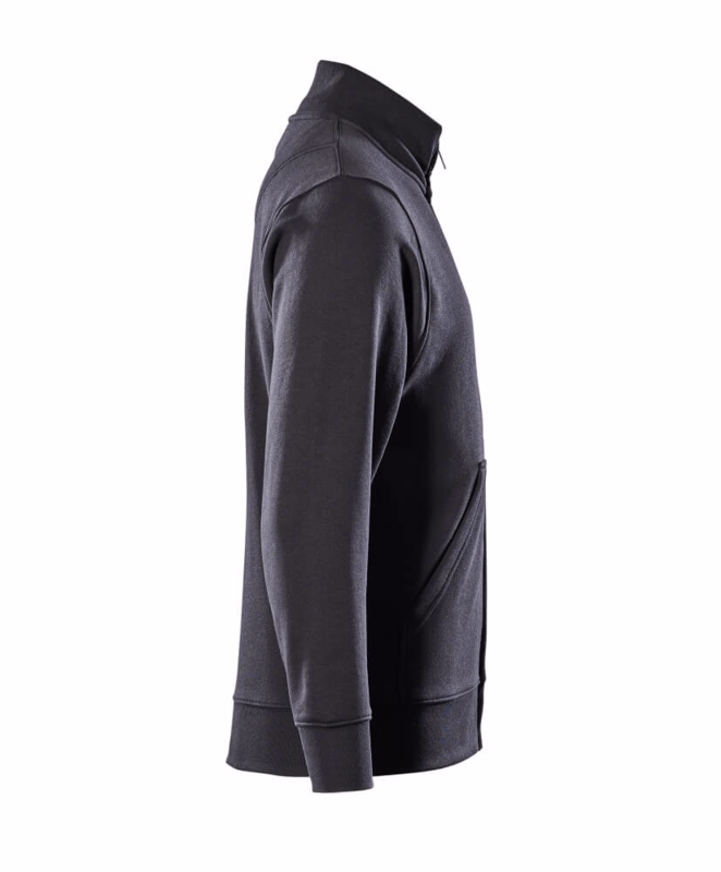 Sweatshirt m/lynlås Lavit Sort Str. S
