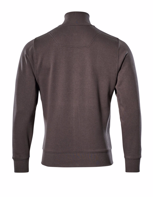 Sweatshirt m/lynlås Lavit Mørk Antracit Str. 2XL