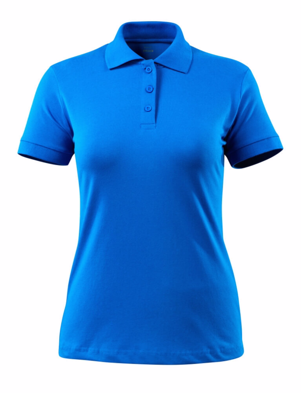 Polo shirt Dame Grasse azurblå, Str. XS