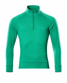 Mascot - Sweatshirt m/lynlås Nantes Græsgrøn