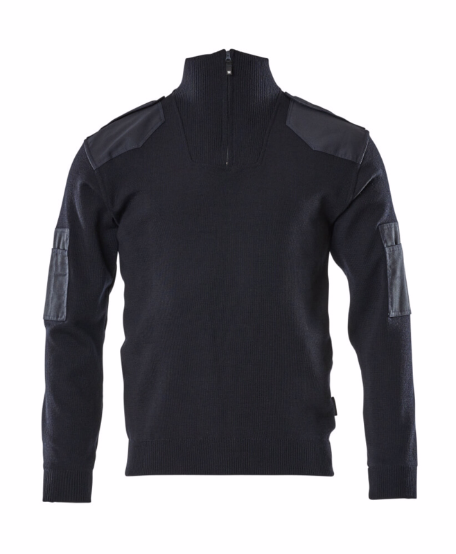 Striktrøje 17205 mørk marine, str. M