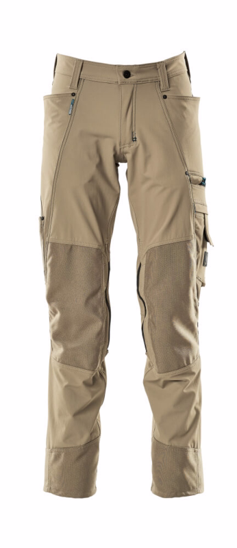 Arbejdsbuks 17179 4-vejs stretch Lys kaki C52