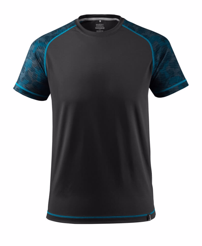 T-shirt 17482 Sort Str. S