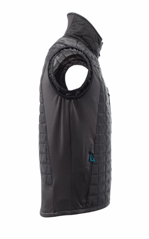 Termovest 17165 sort/mørk antracit, str. XS