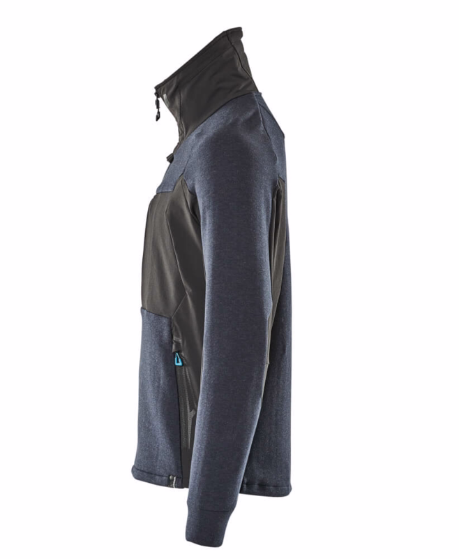 Sweatshirt 17484, mørk marine/sort, str. 2XL