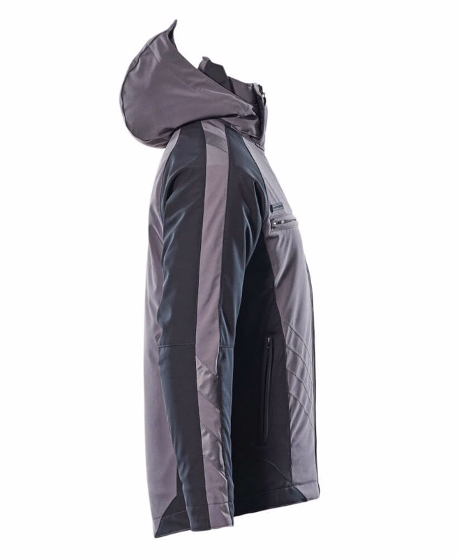 Vinterjakke 16002 antracit/sort, str. 2XL