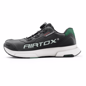 Airtox - Sikkerhedssko FL44 sort/grøn