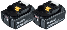 Makita - Batteri 18V BL850B 5,0 Ah, 2-pak