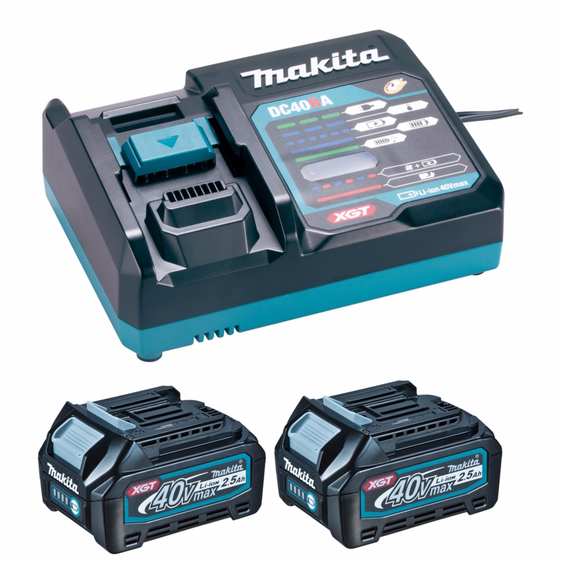 Batteripakke 191J39-5 2x40 V + hurtiglader